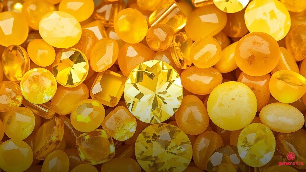 Principais pedras amarelas e suas características únicas Principais pedras amarelas e suas características únicas