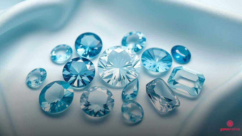 Principais pedras azul claro e suas características Principais pedras azul claro e suas características