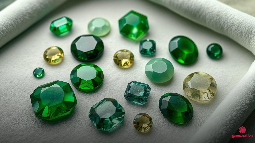Principais tipos de pedras verdes e suas características únicas Principais tipos de pedras verdes e suas características únicas