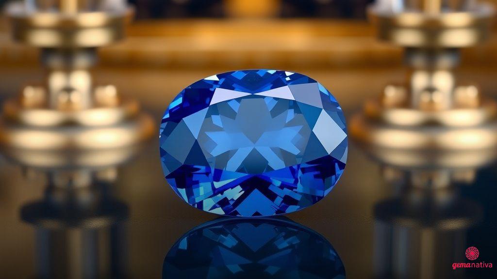 Safira Azul de Kashmir: rara e incomparável Safira Azul de Kashmir: rara e incomparável