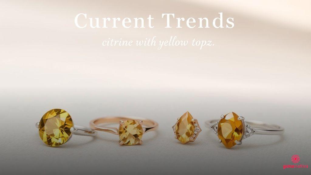 Tendências atuais em joias com citrino e topázio Tendências atuais em joias com citrino e topázio