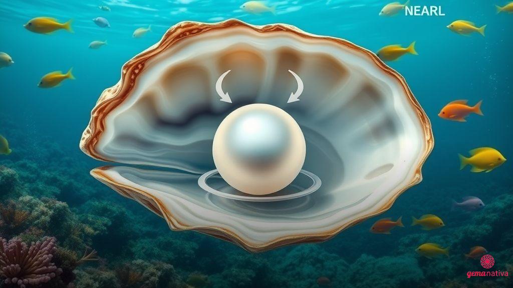 Como as pérolas brancas se formam na natureza Como as pérolas brancas se formam na natureza