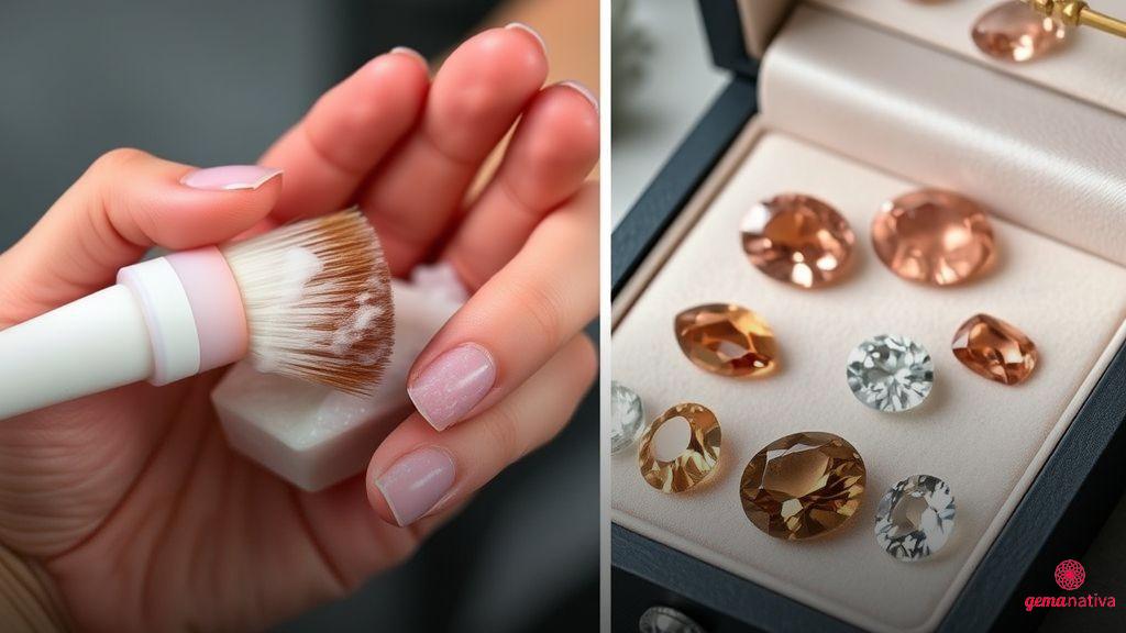 Cuidados para preservar a beleza da morganita natural Cuidados para preservar a beleza da morganita natural