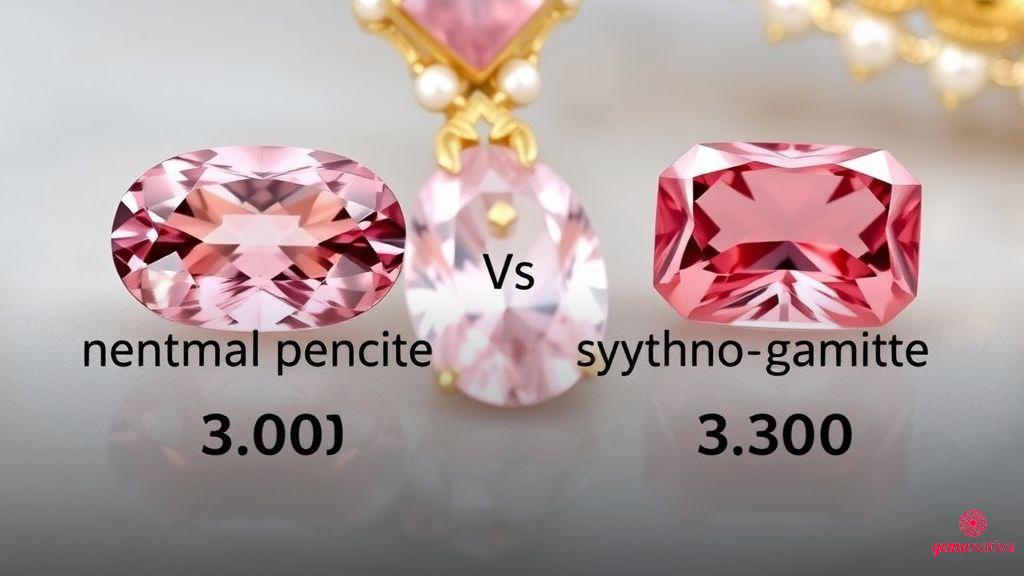 Diferenças de preço entre morganita natural e sintética Diferenças de preço entre morganita natural e sintética