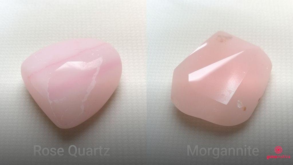 Diferenças principais entre quartzo rosa e morganita Diferenças principais entre quartzo rosa e morganita