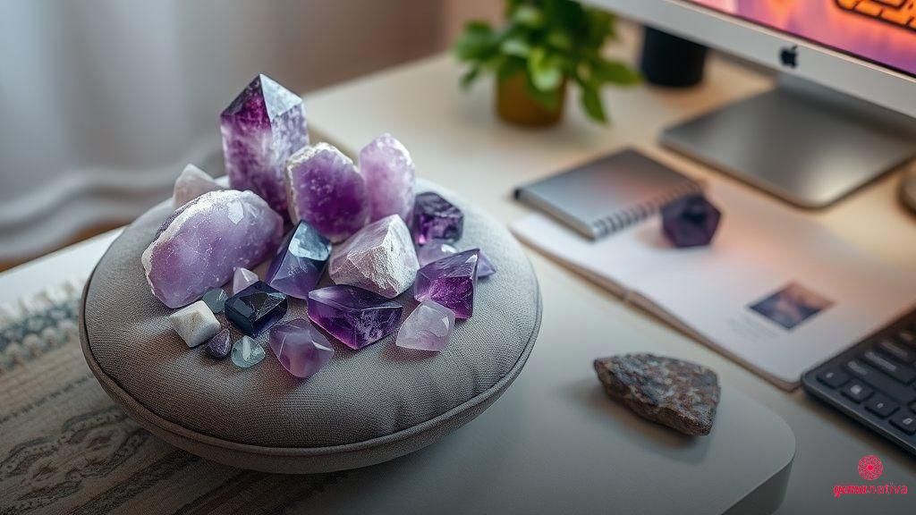 Formas práticas de usar pedras roxas na meditação e no dia a dia Formas práticas de usar pedras roxas na meditação e no dia a dia