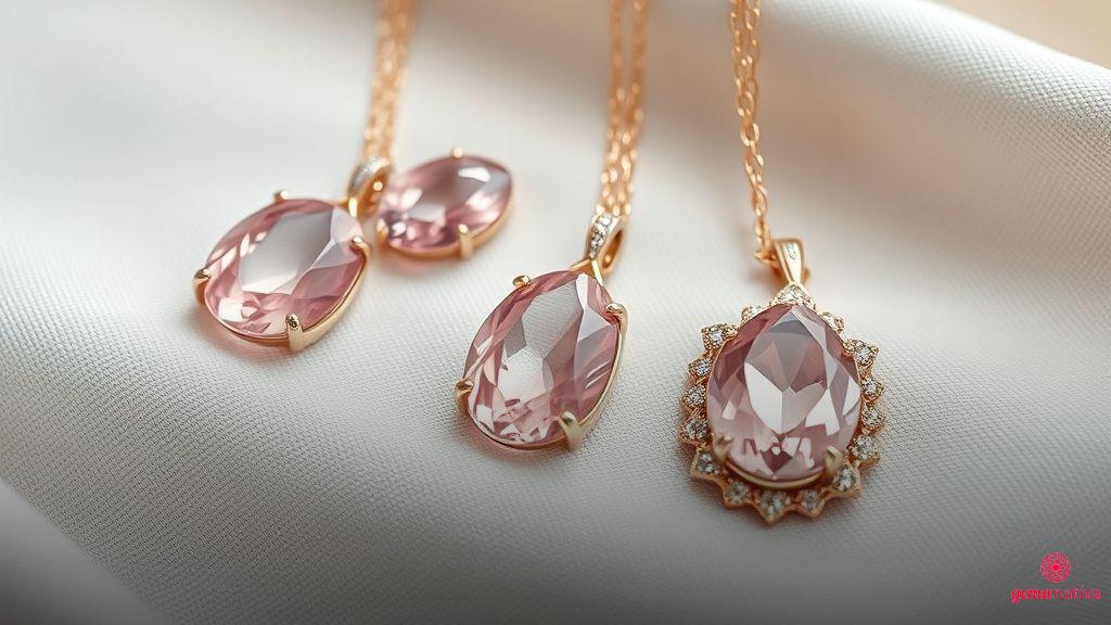 Joias com Quartzo Rosa e Morganita: Como Escolher a Sua