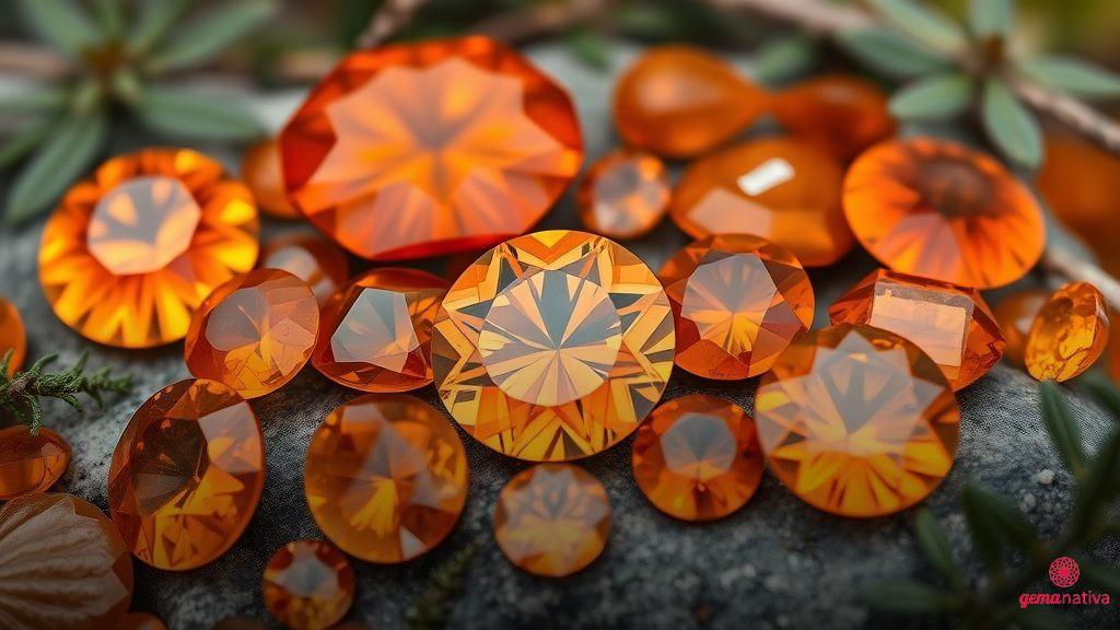 Lista Completa de Pedras Laranja e Seus Significados