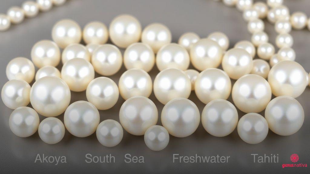 Principais tipos de pérolas brancas: Akoya, South Sea, Freshwater e Tahiti Principais tipos de pérolas brancas: Akoya, South Sea, Freshwater e Tahiti