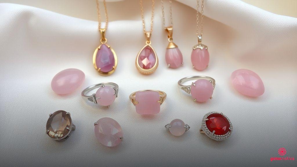 Quartzo rosa: significado, características e usos em joias Quartzo rosa: significado, características e usos em joias