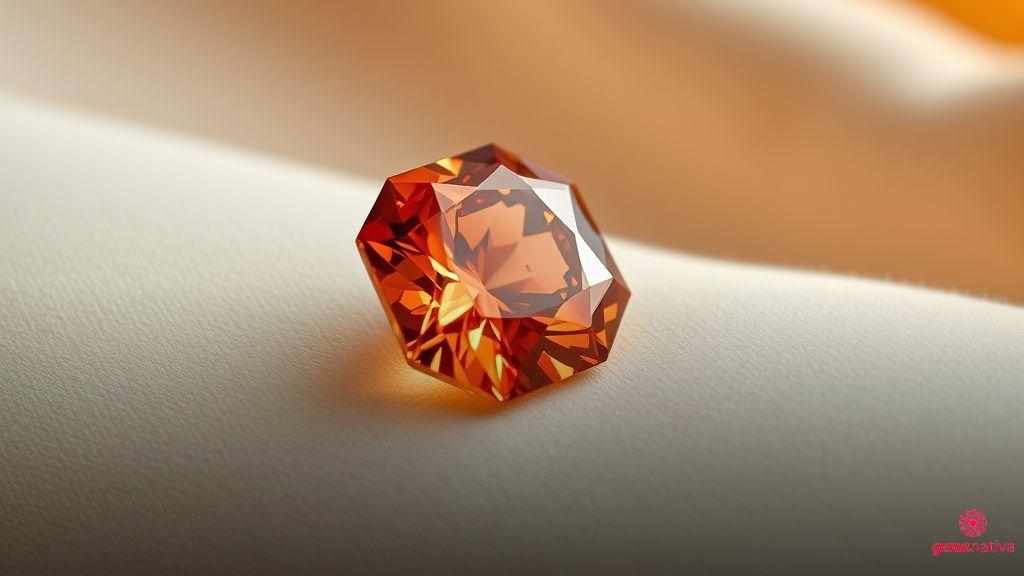 Safira laranja: raridade e sofisticação Safira laranja: raridade e sofisticação