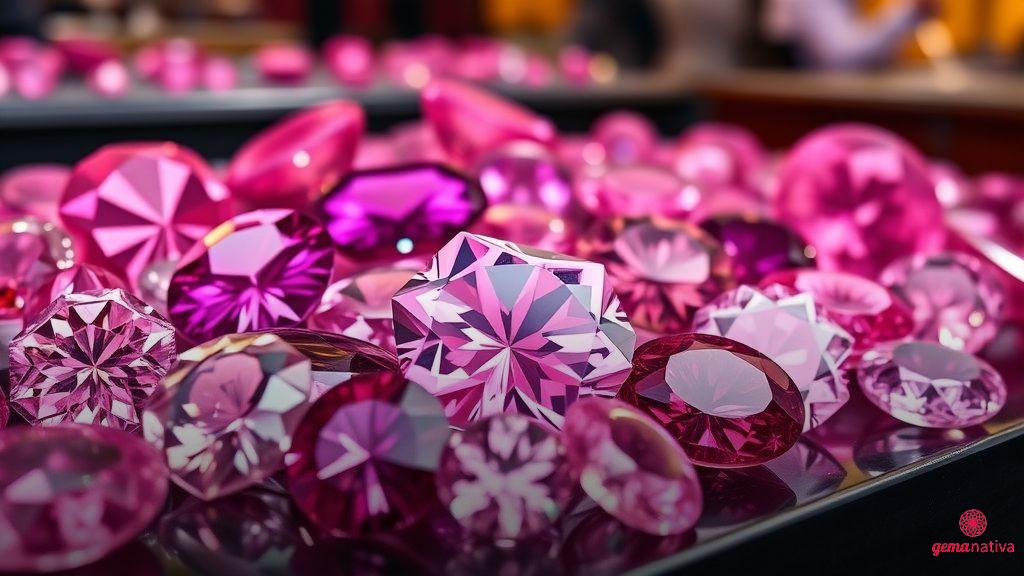 Tendências recentes de leilões com gemas rosas Tendências recentes de leilões com gemas rosas