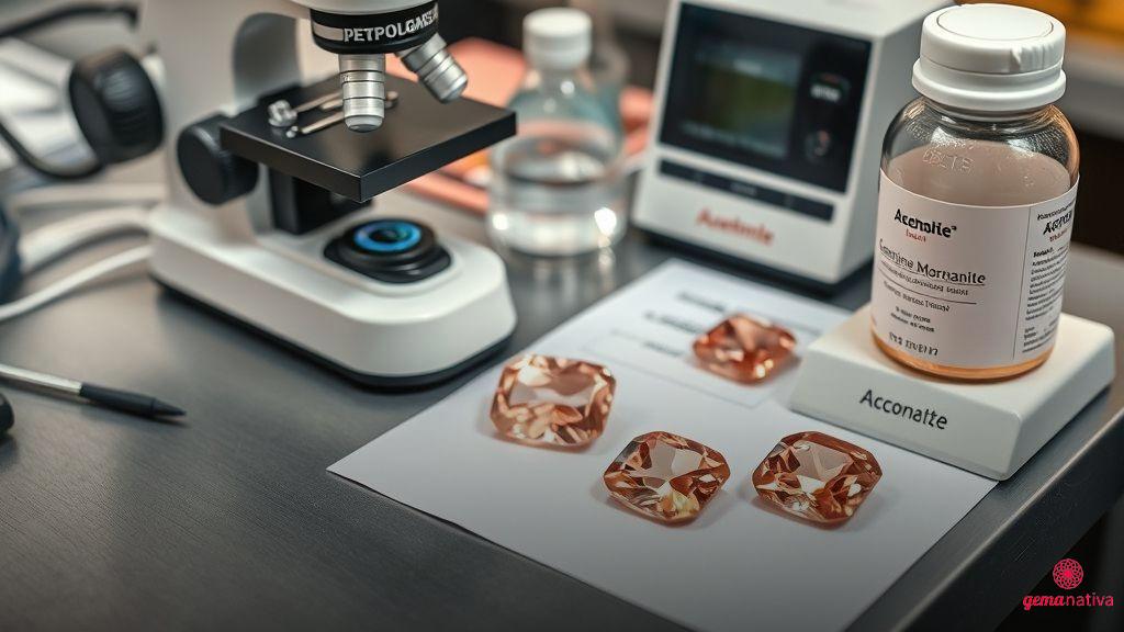 Testes gemológicos para identificar a autenticidade da morganita Testes gemológicos para identificar a autenticidade da morganita