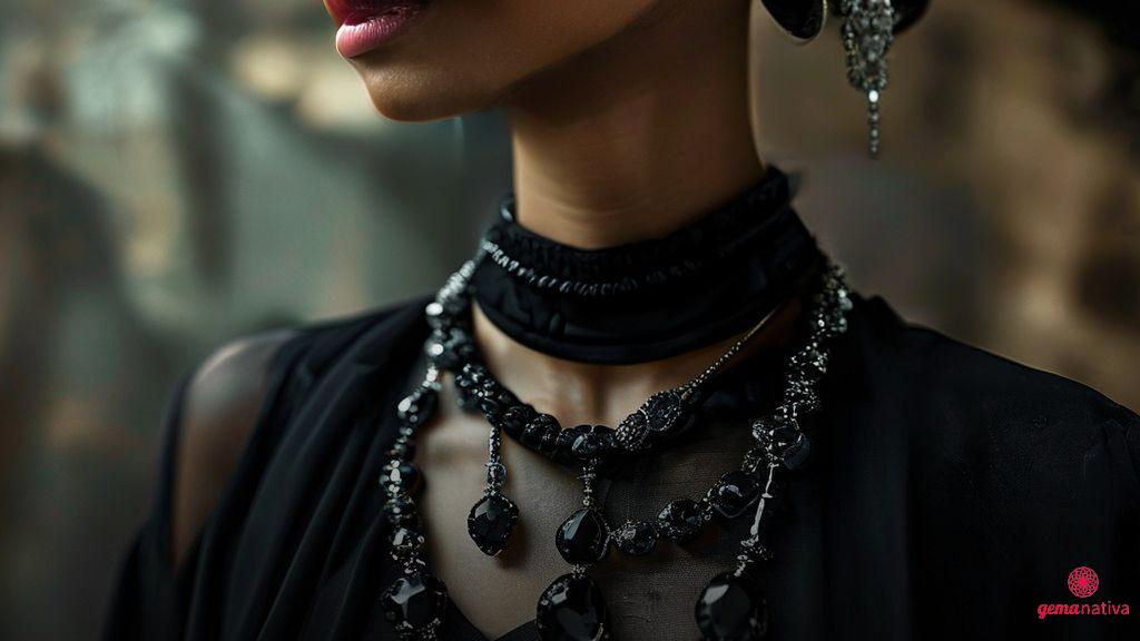 Dicas de estilo para usar joias com pedras pretas no dia a dia Dicas de estilo para usar joias com pedras pretas no dia a dia