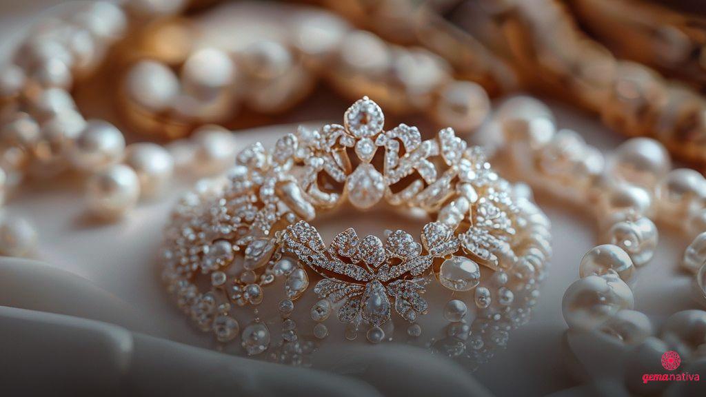 Joias brancas modernas inspiradas em peças históricas Joias brancas modernas inspiradas em peças históricas