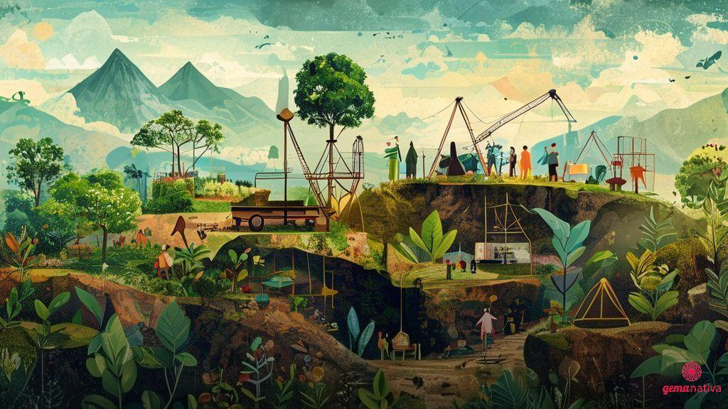 O equilíbrio entre exploração mineral e respeito à inteligência da Terra O equilíbrio entre exploração mineral e respeito à inteligência da Terra