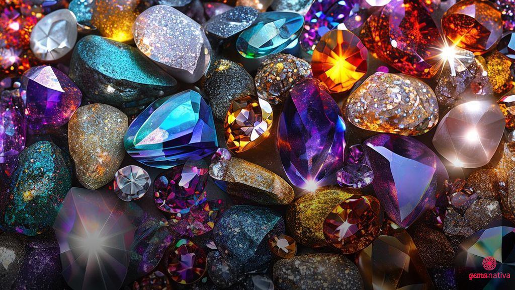 O simbolismo do brilho e da luminescência nas gemas e metais O simbolismo do brilho e da luminescência nas gemas e metais