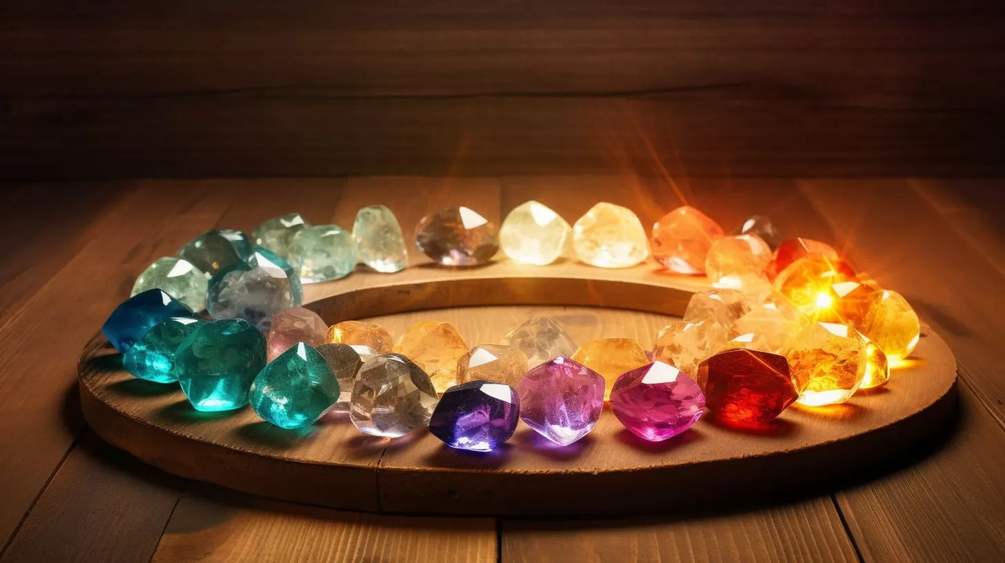 Guia de cristais por cor intenção e propriedade espiritual